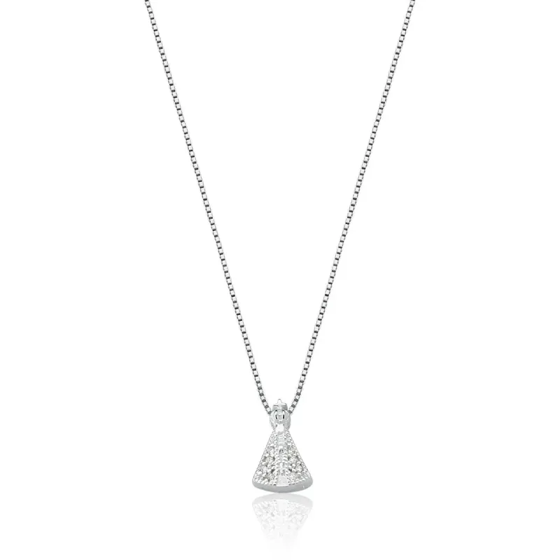 Colar com Pingente Nossa Senhora Aparecida Mini