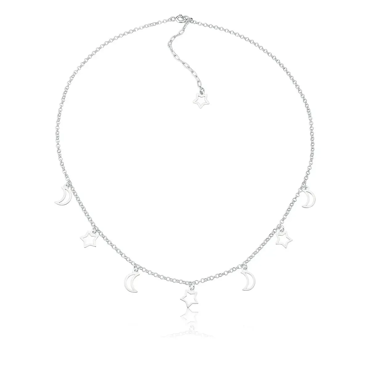 Choker Lua e Estrela Vazadas