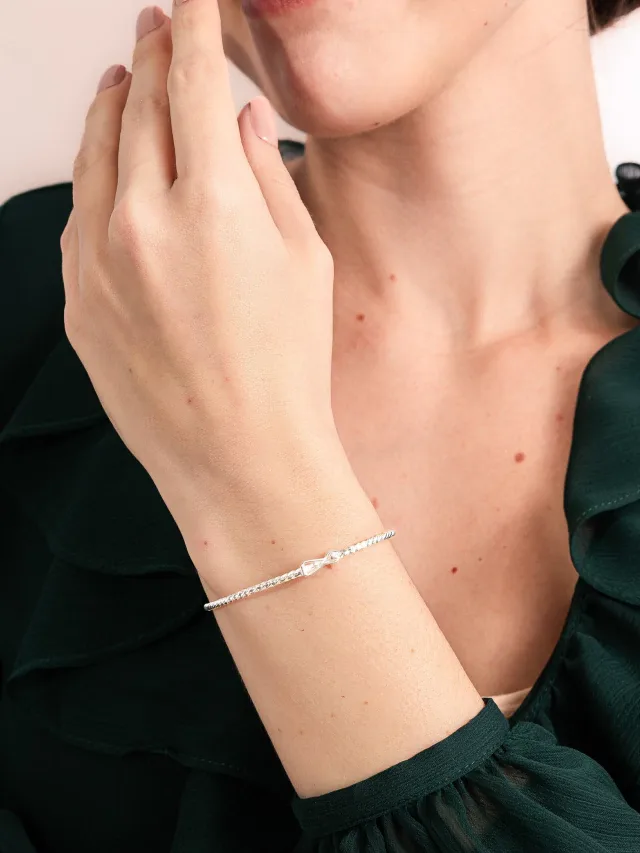 Bracelete de Prata 925 Torcido