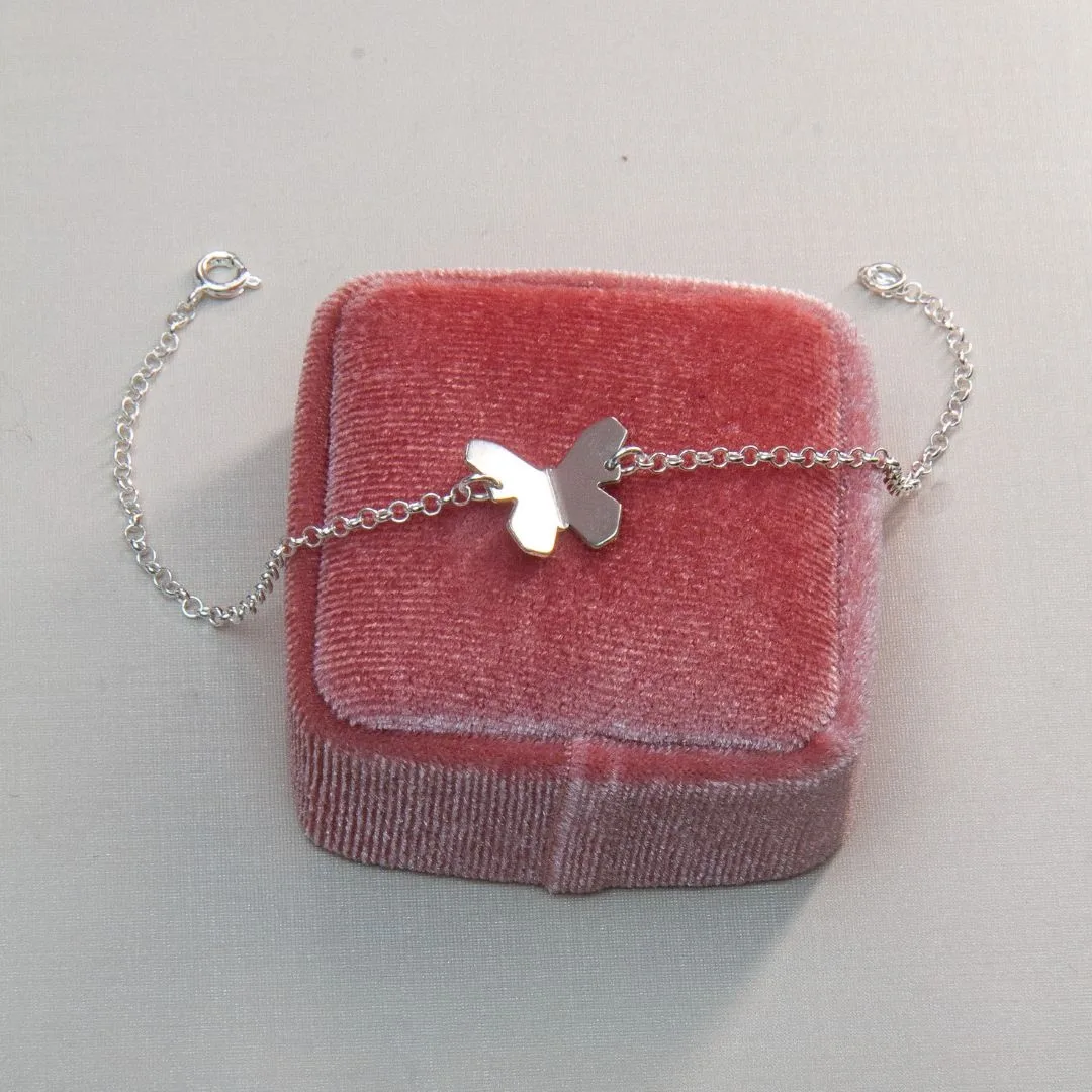 Pulseira Borboleta Dobradura Elo Português
