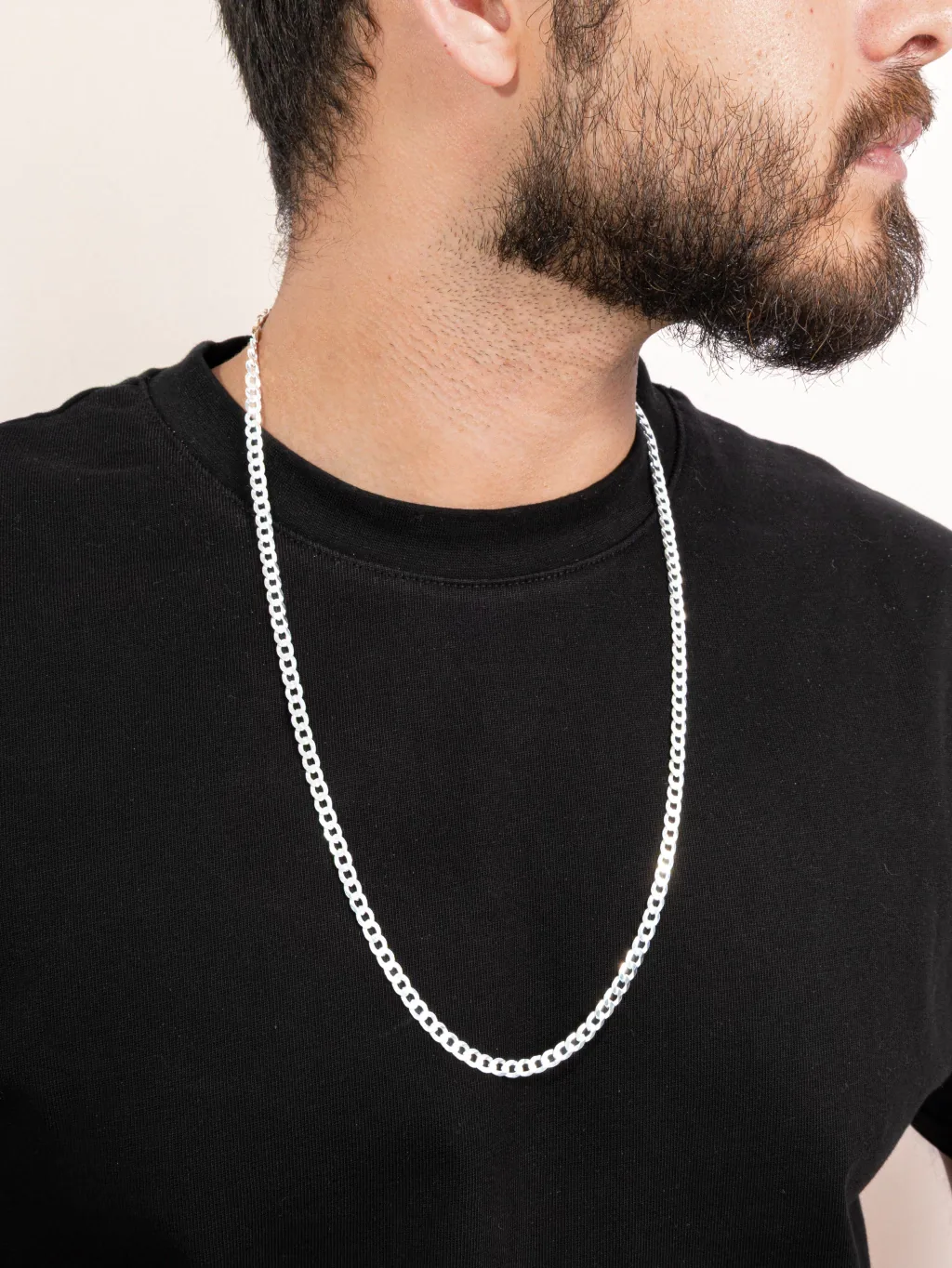 Corrente de Prata 925 Masculina Elos Grumet 5.3mm 70cm Fio 120