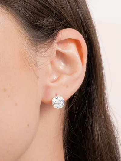 Conjunto de Prata 925 Zircônia Branca Redonda 9mm — foto 3