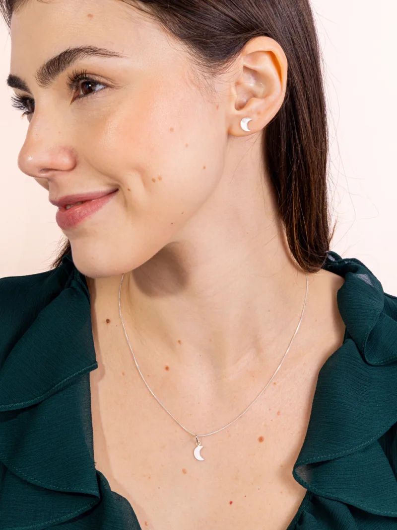 Conjunto de Prata 925 Lua