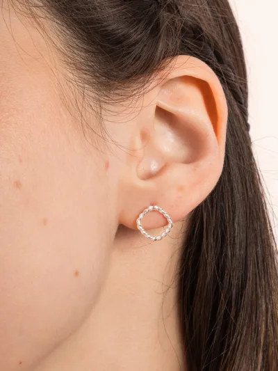 Conjunto de Prata 925 Losango Torcido — foto 3