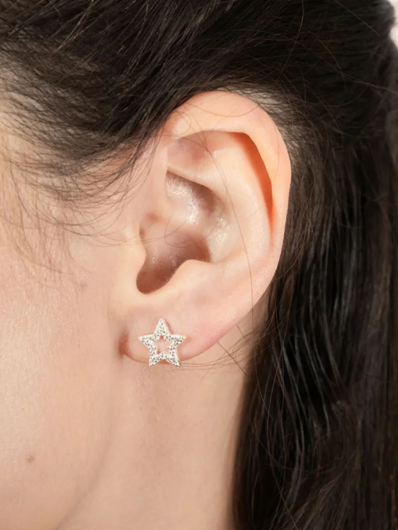Brinco Estrela Cravejada